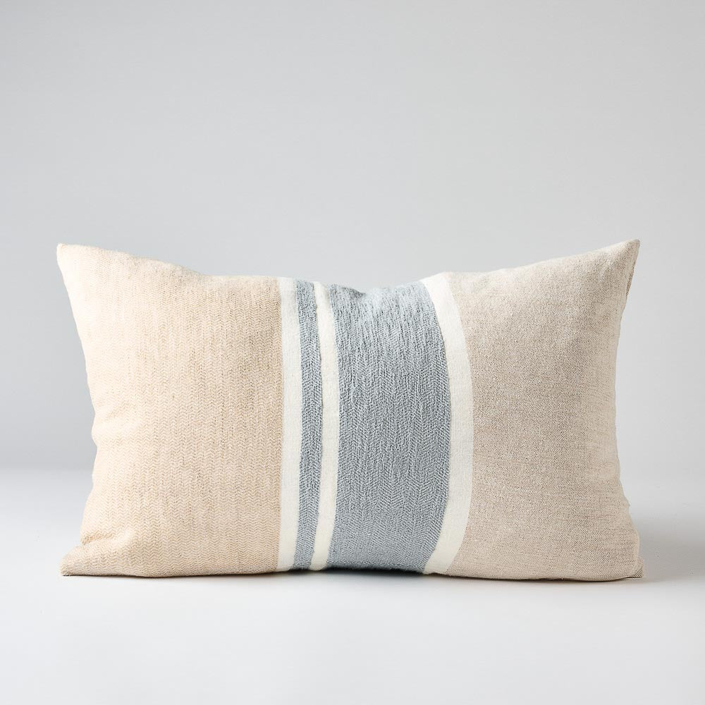 Magnus Linen Cushion - Blue 40x60cm
