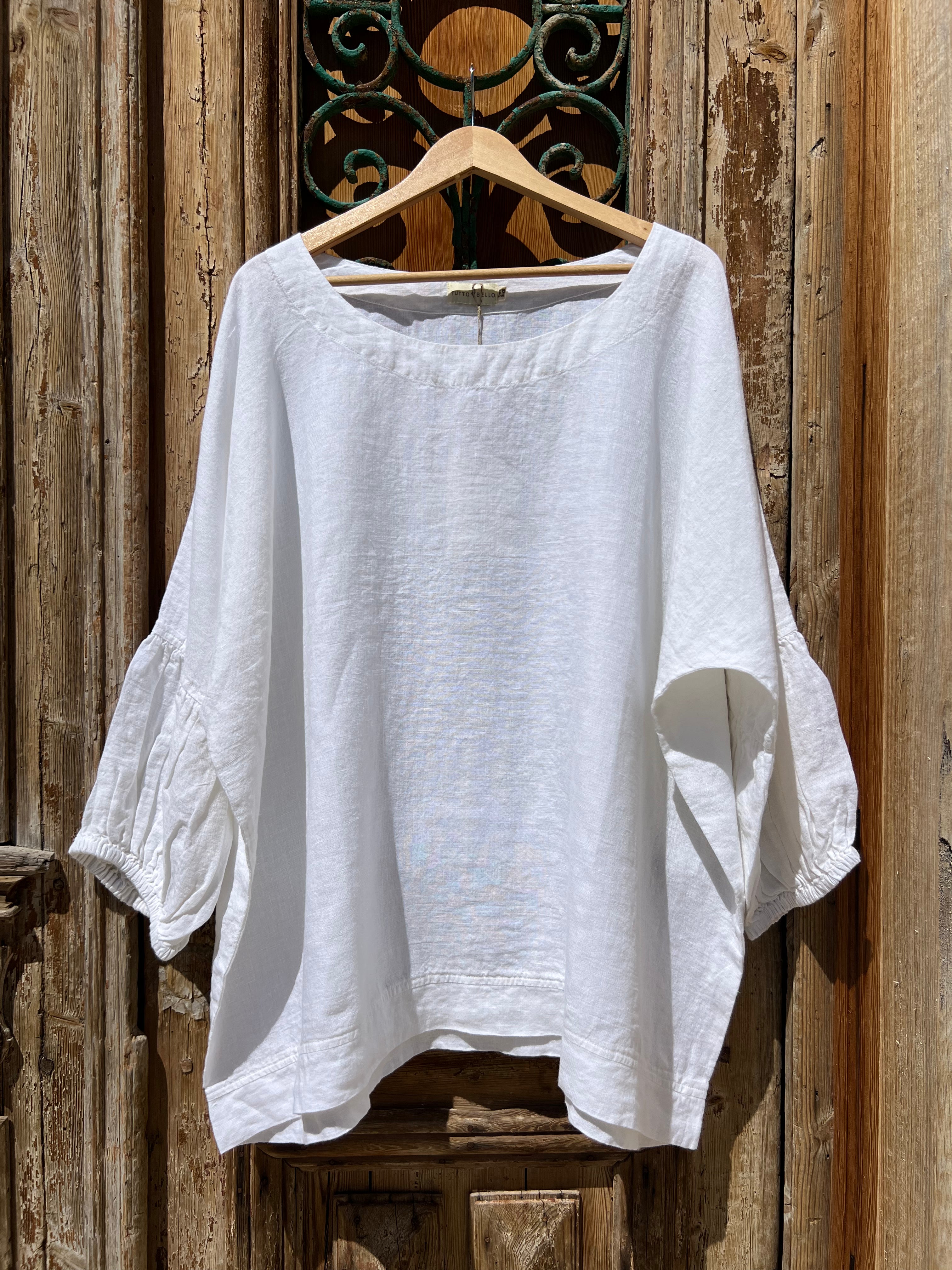 Ottana Top - White Linen PS