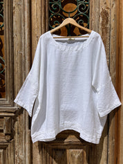 Ottana Top - White Linen