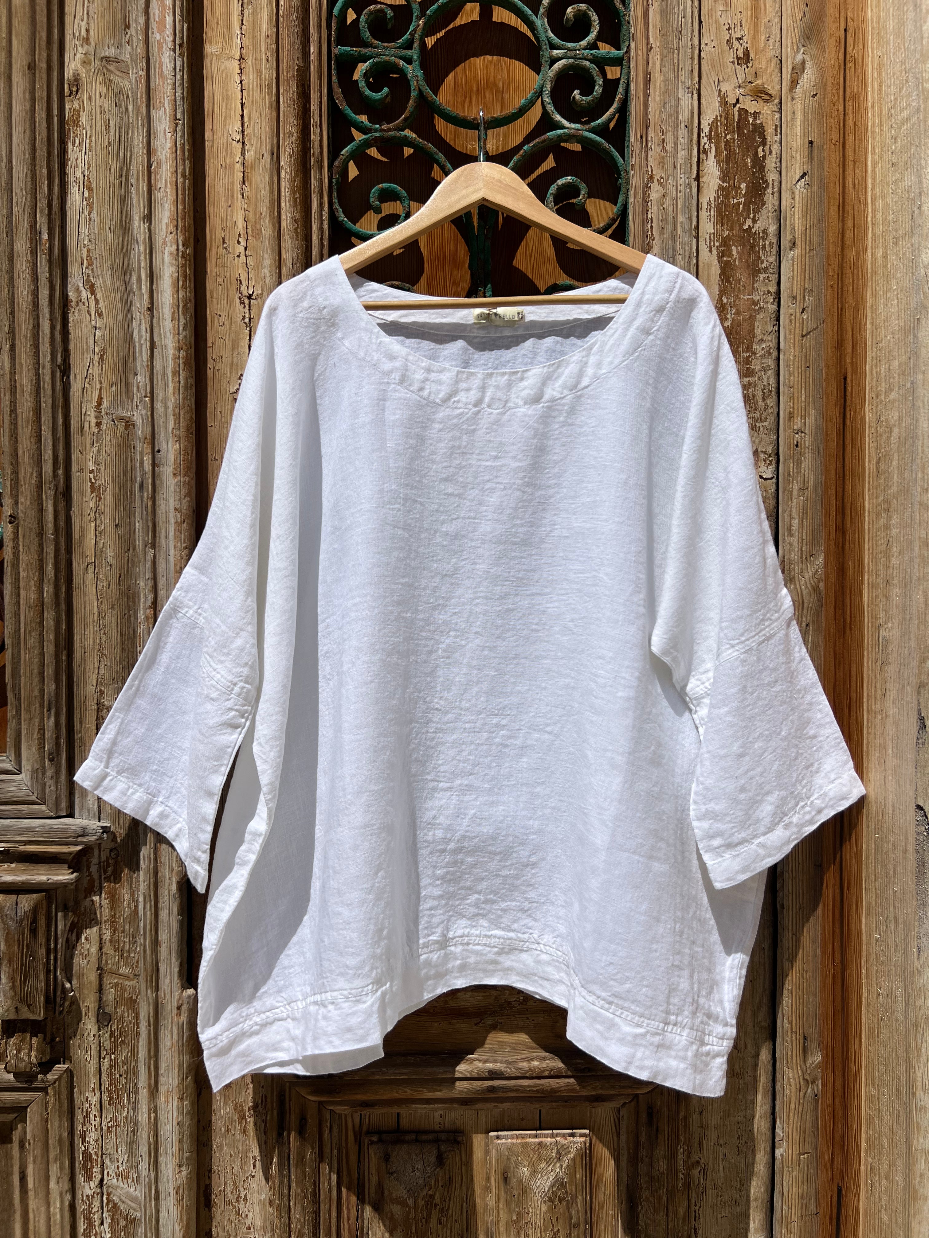 Ottana Top - White Linen