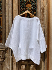 Ottana Top - White Linen