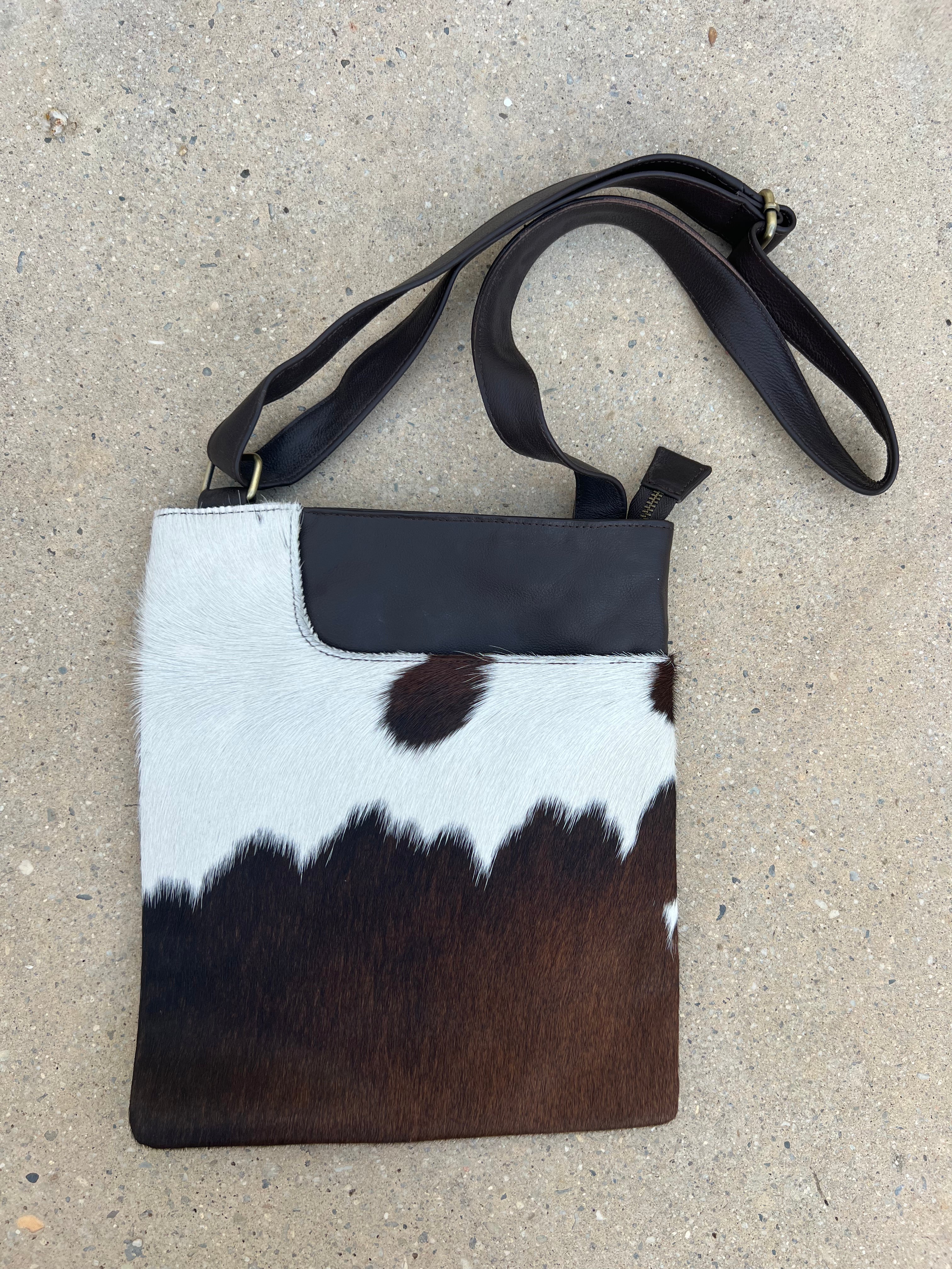 Cowhide Bag Brandy - Brown 2