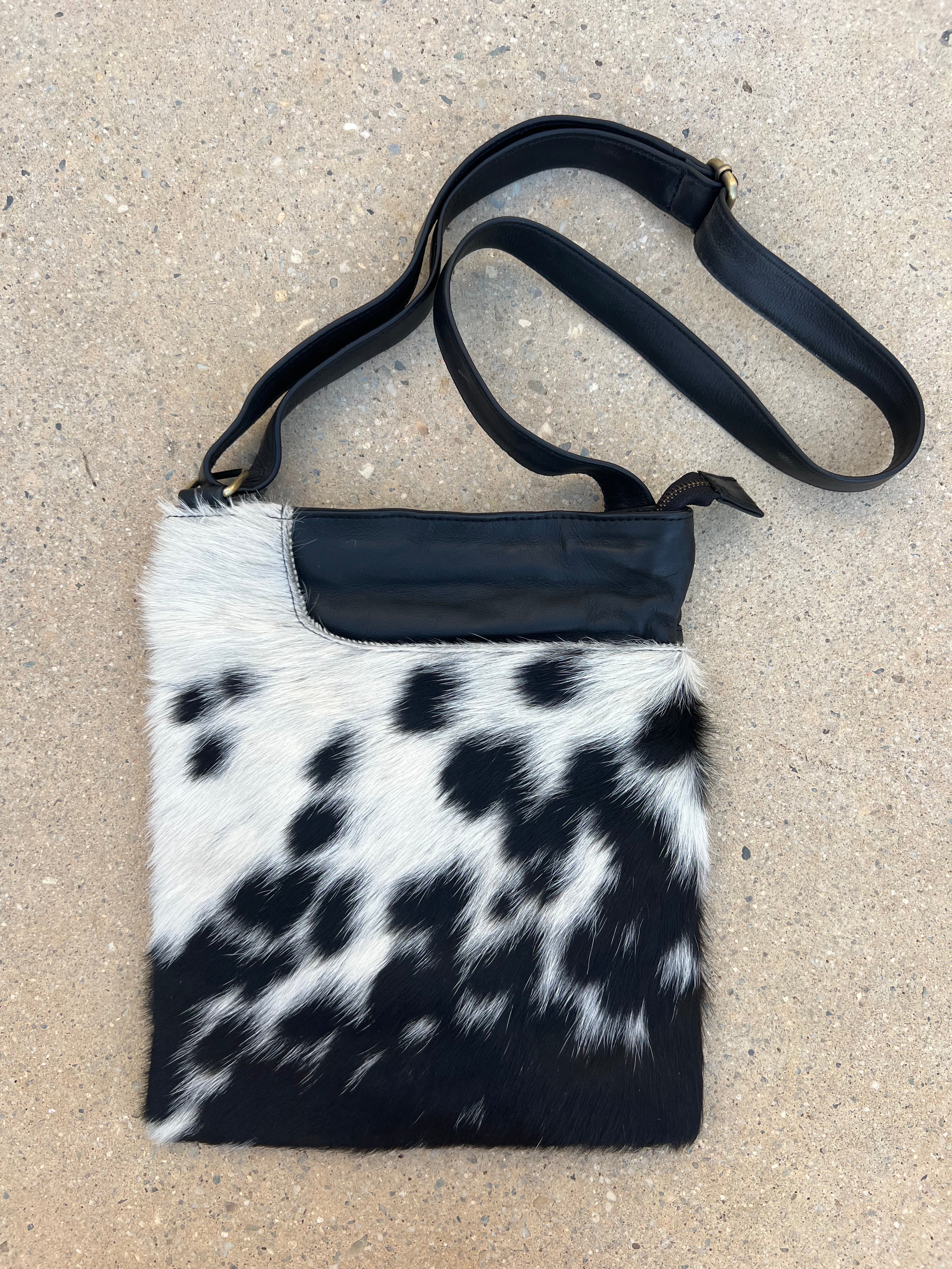 Cowhide Bag Brandy - Black 2