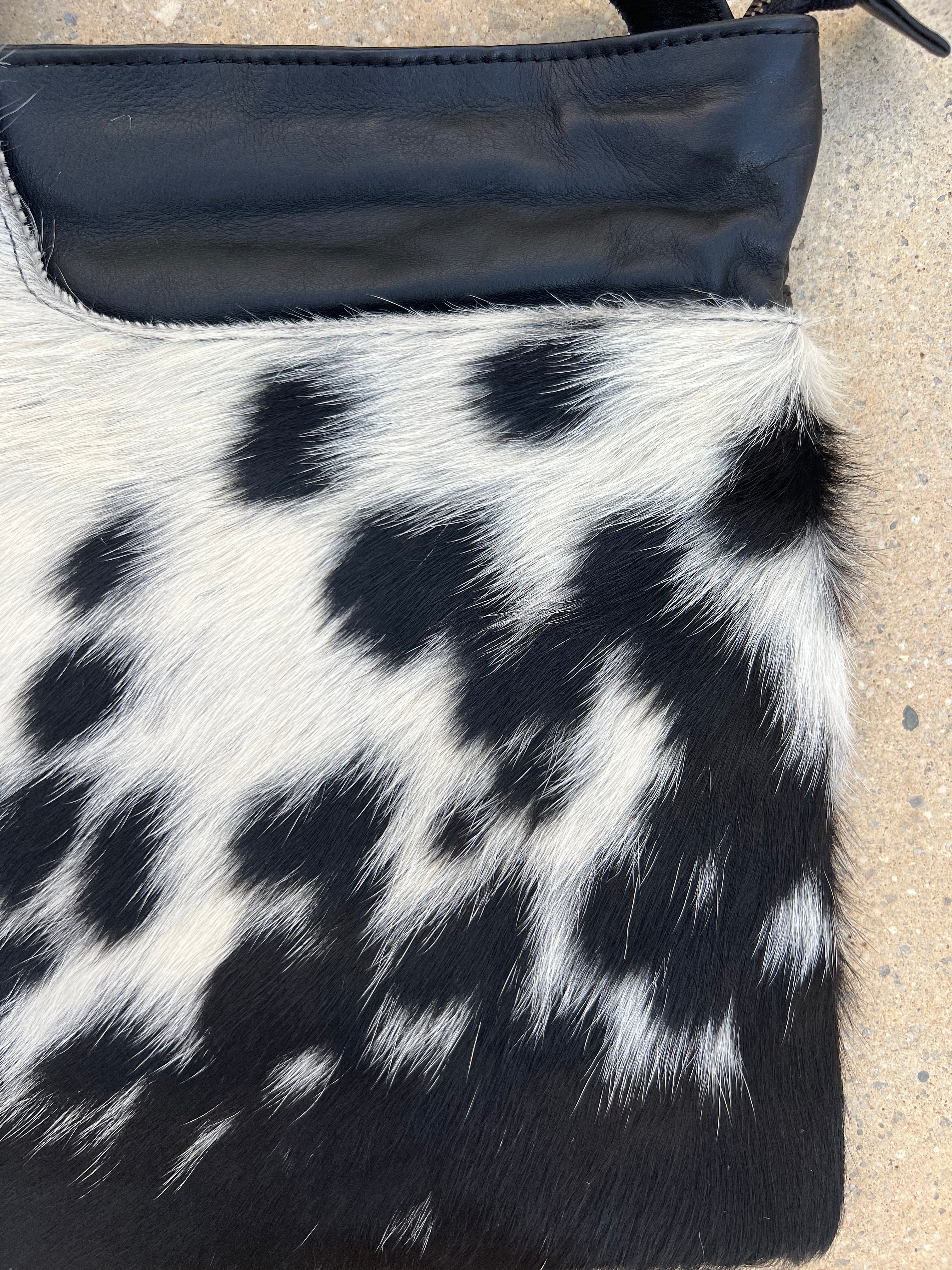 Cowhide Bag Brandy - Black 2