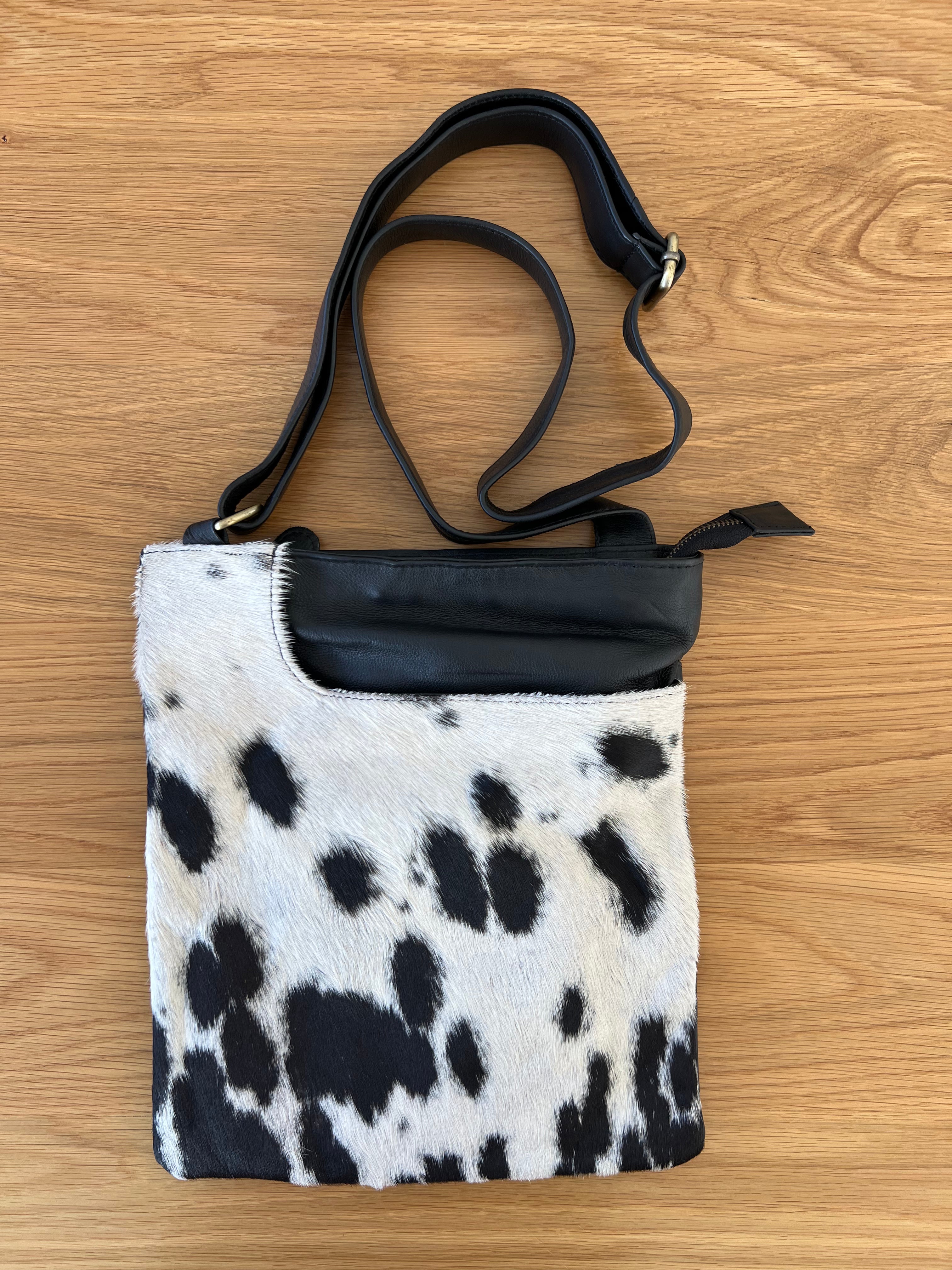 Cowhide Bag Brandy - Black 5