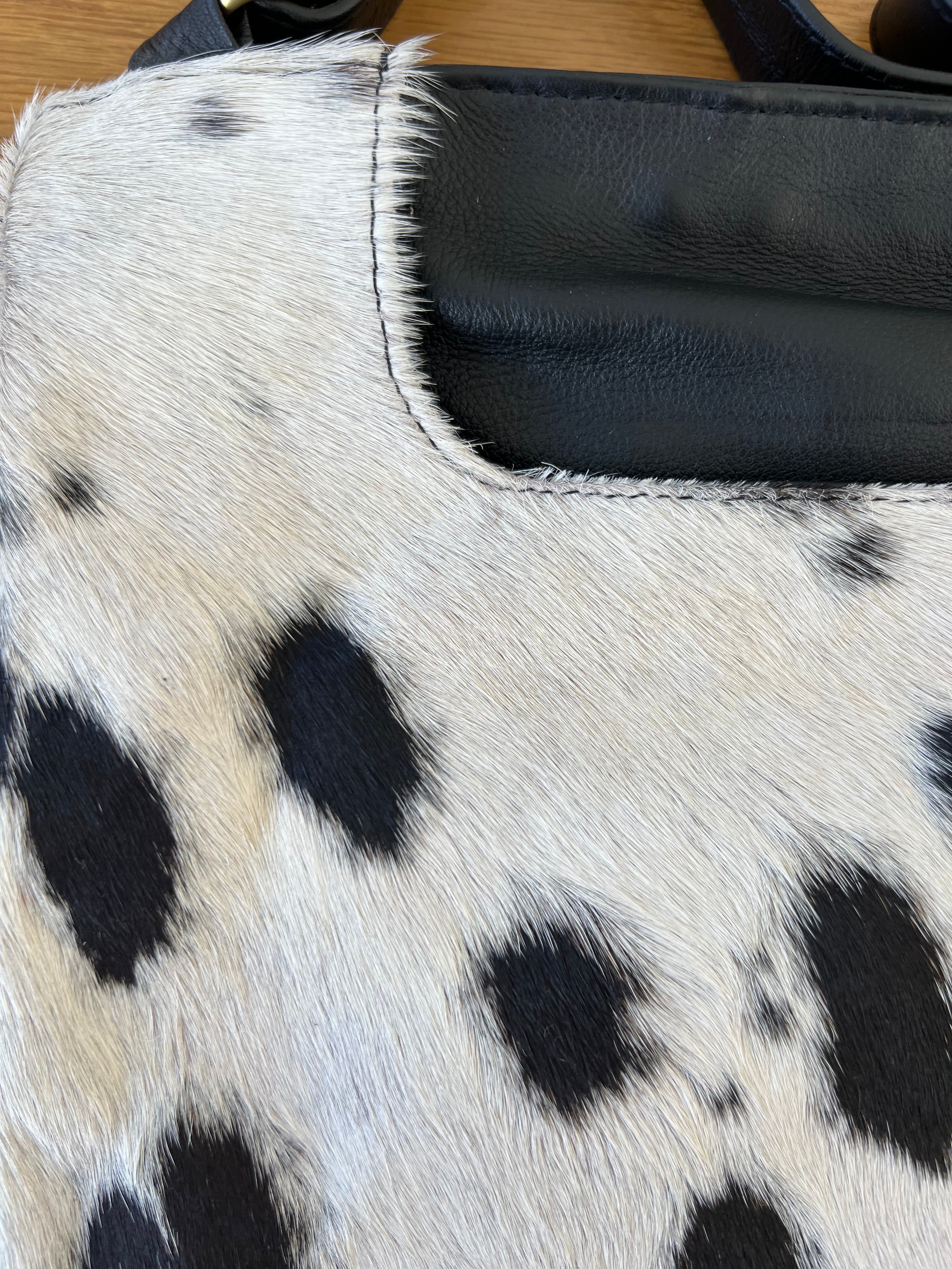 Cowhide Bag Brandy - Black 5