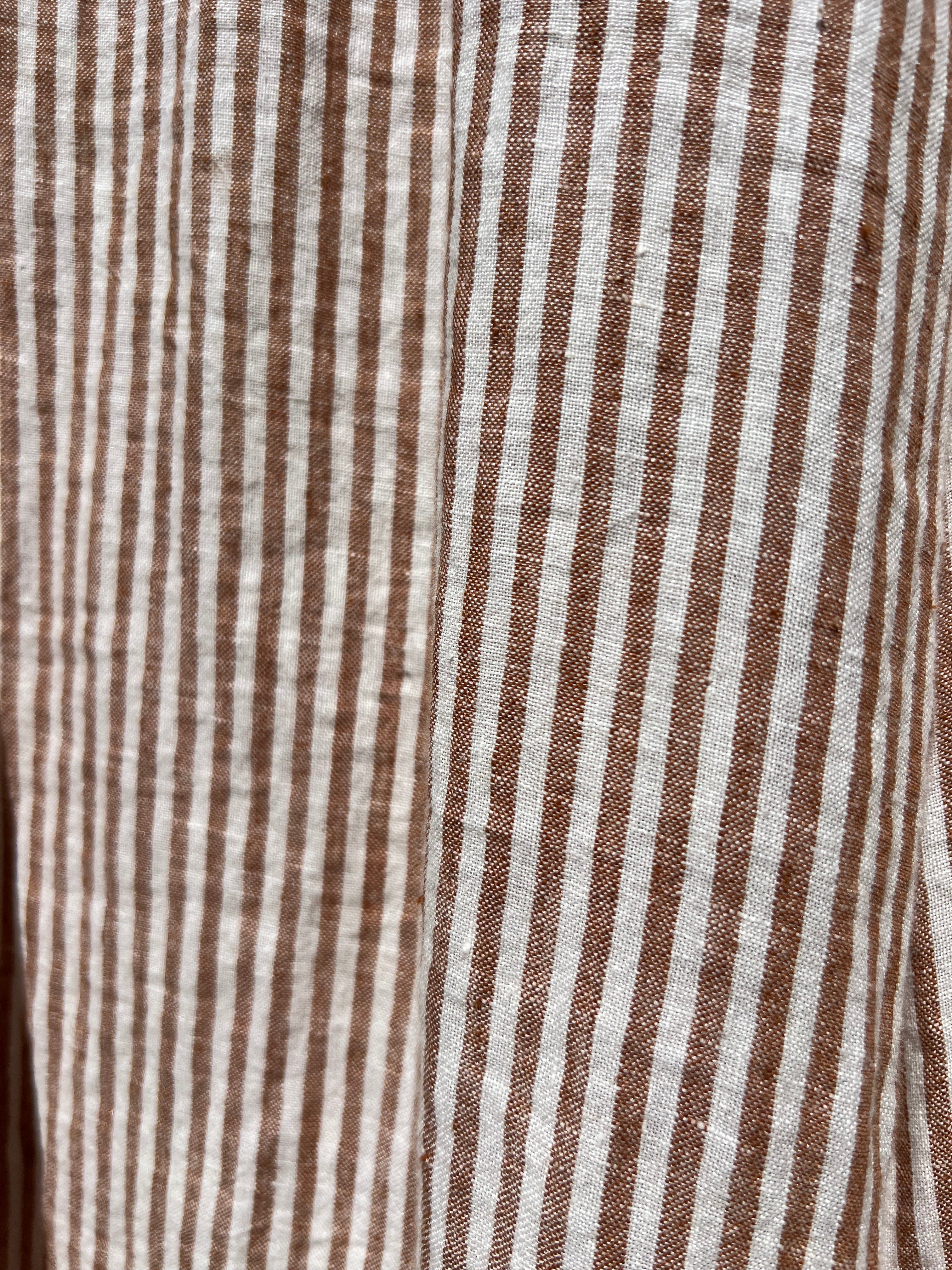 Alghero Pants - Rust Stripe Linen