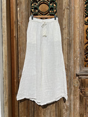 Alghero Pants - Ivory Gauze