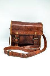 Goat Leather Satchel B9"