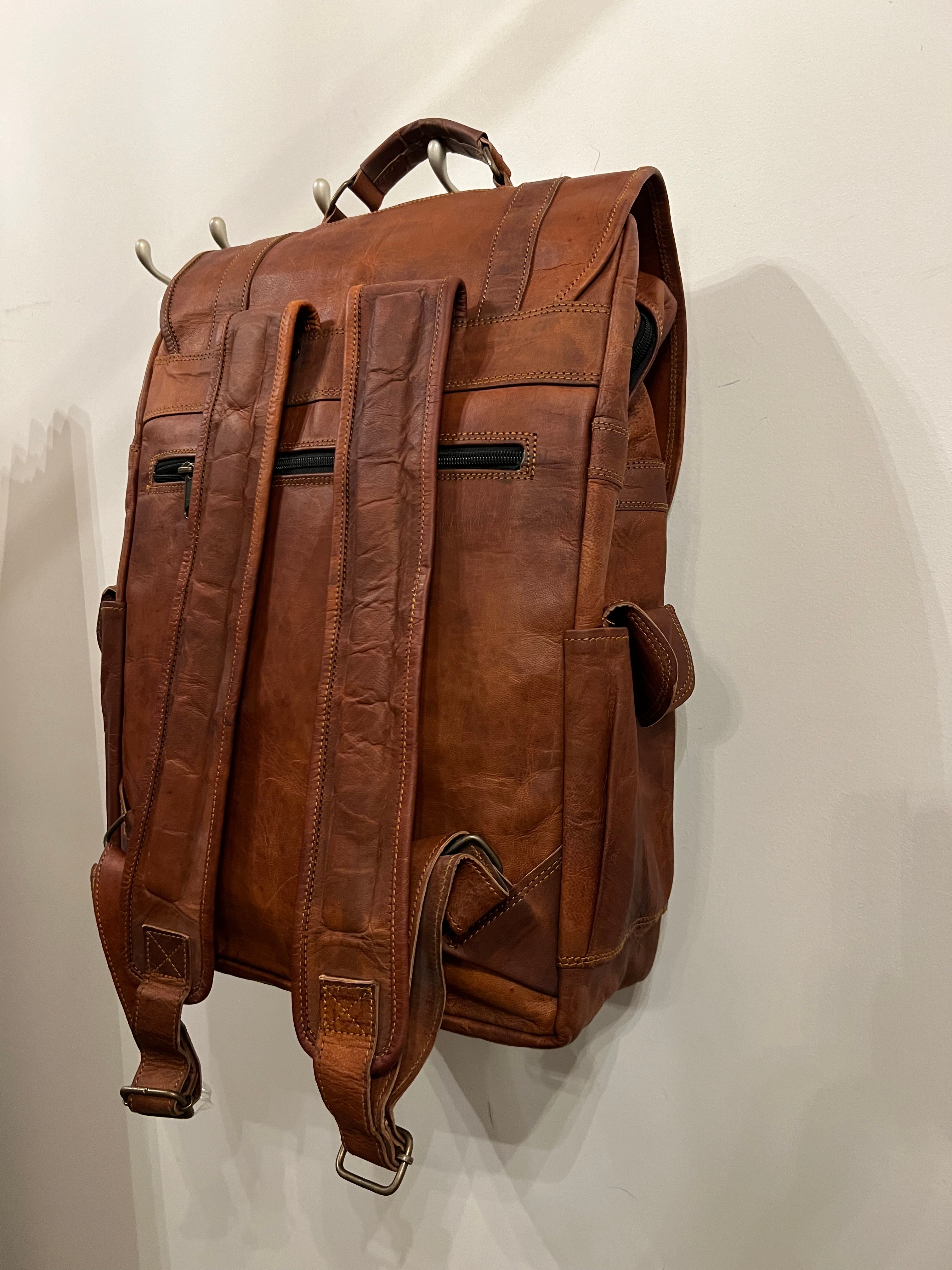 Goat Leather Backpack - Jumbo