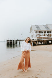 Alghero Pants - Clay Linen