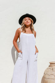 Gelsa Linen Jumpsuit - Black