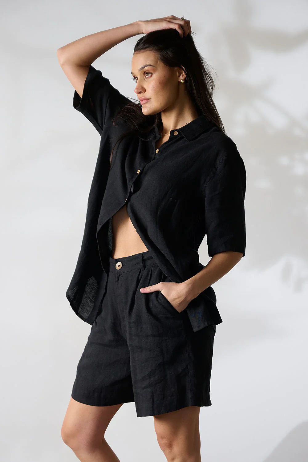 Capri Shirt - Black