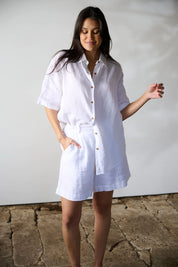 Capri Shirt - White