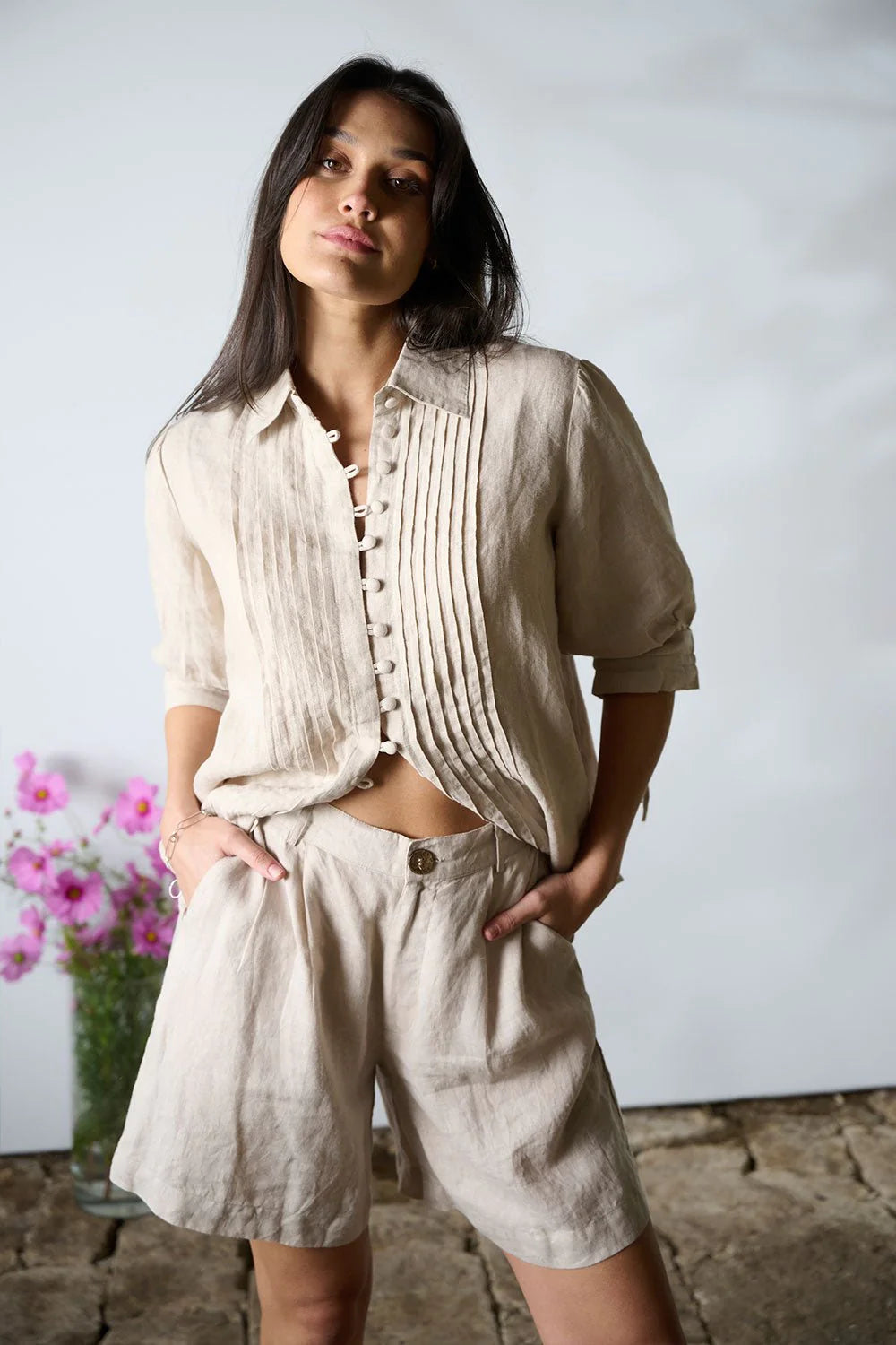 Lidia Blouse - Natural