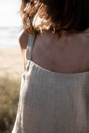 Classic Linen Tank - Natural