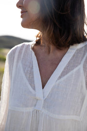 Como Linen Dress - Off White