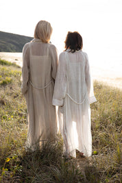 Desert Linen Duster - Off White