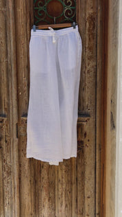 Alghero Pants - White Gauze