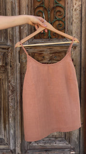 Bosa Cami - Clay Linen