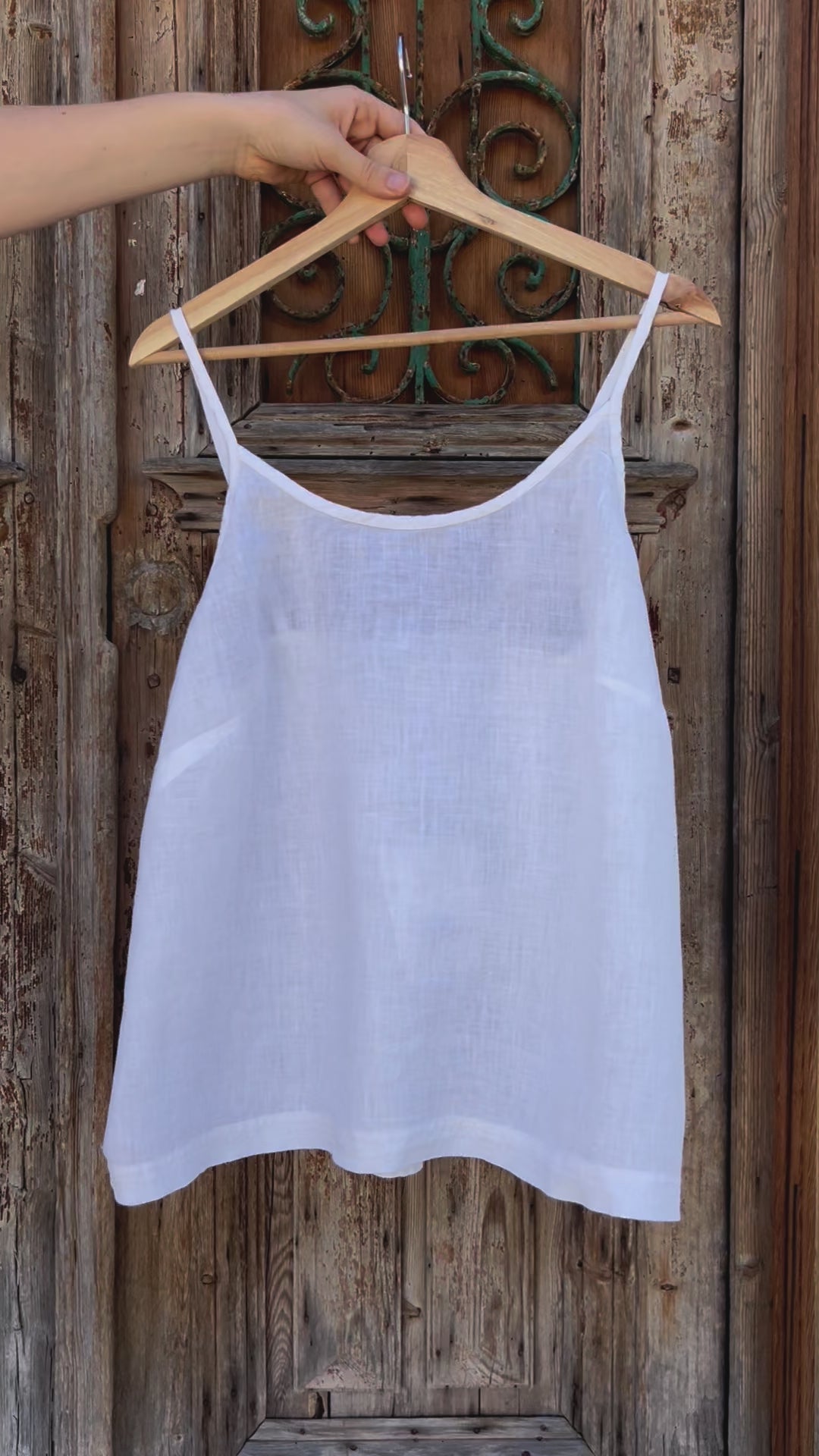 Bosa Cami - White Linen