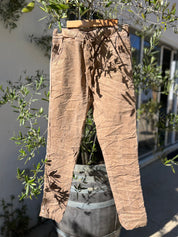 Shimmer Pants - Camel