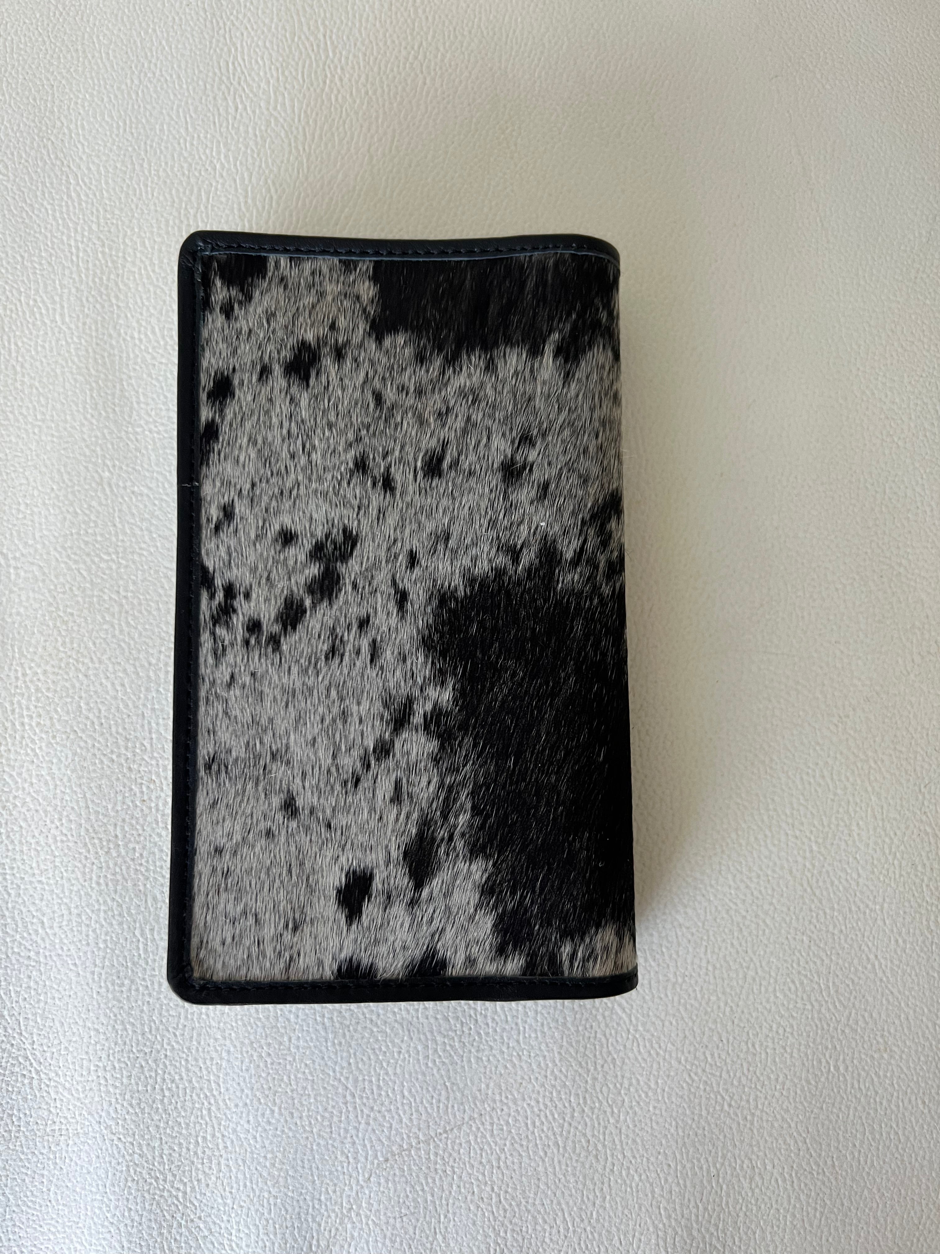 Cowhide Wallet - Buffalo B&W 2