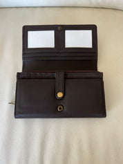 Cowhide Wallet New York Brown