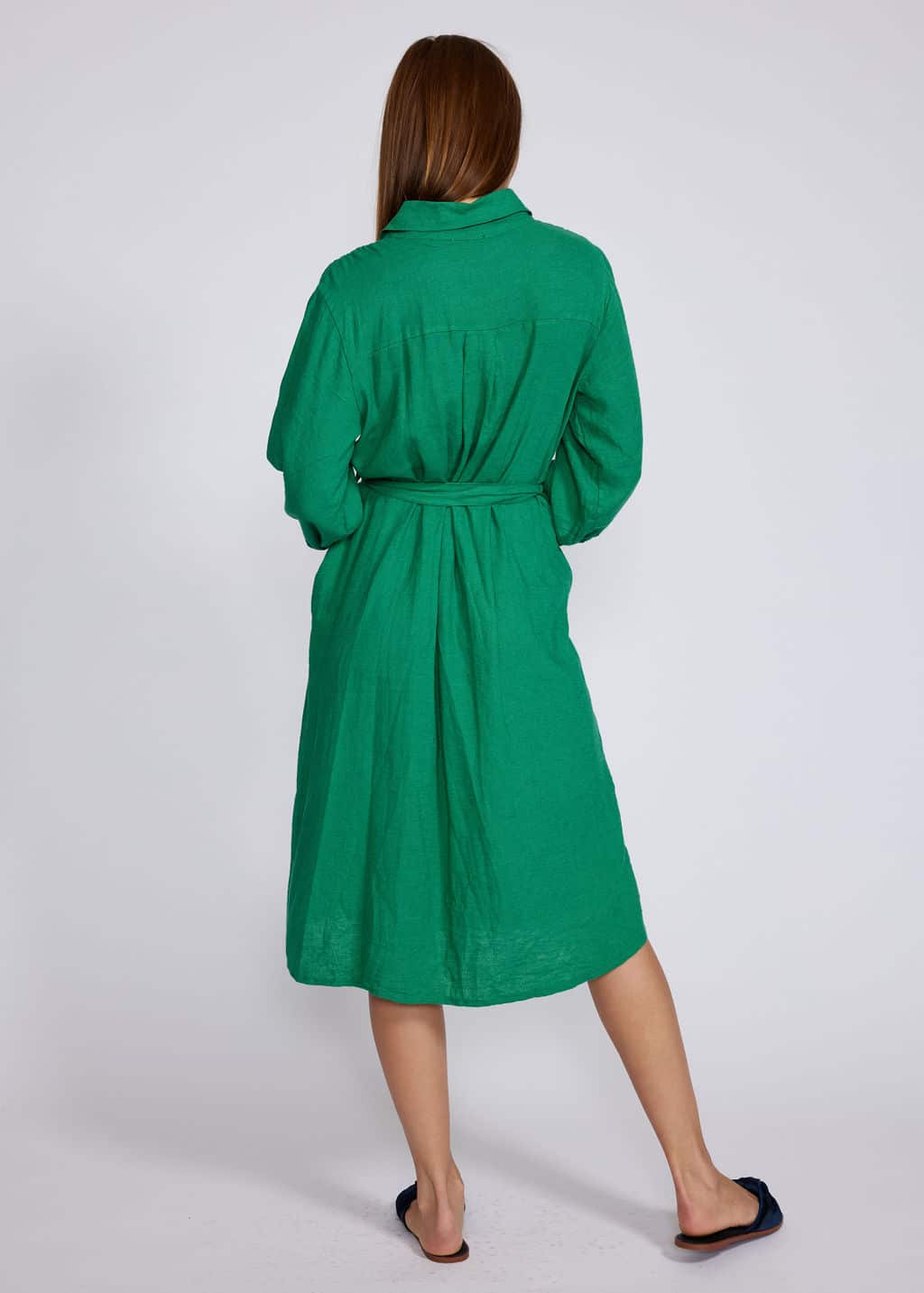 Rouged Shirt Dress - Gucci Green