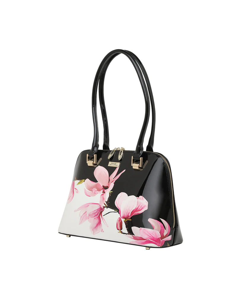 Magnolia Patent Leather Handbag